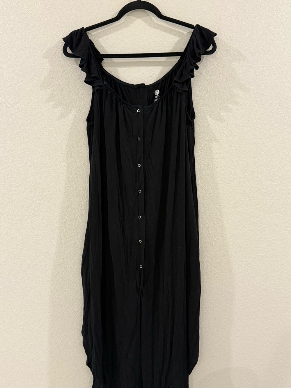 Kindred Bravely Black Ruffle delivery gown